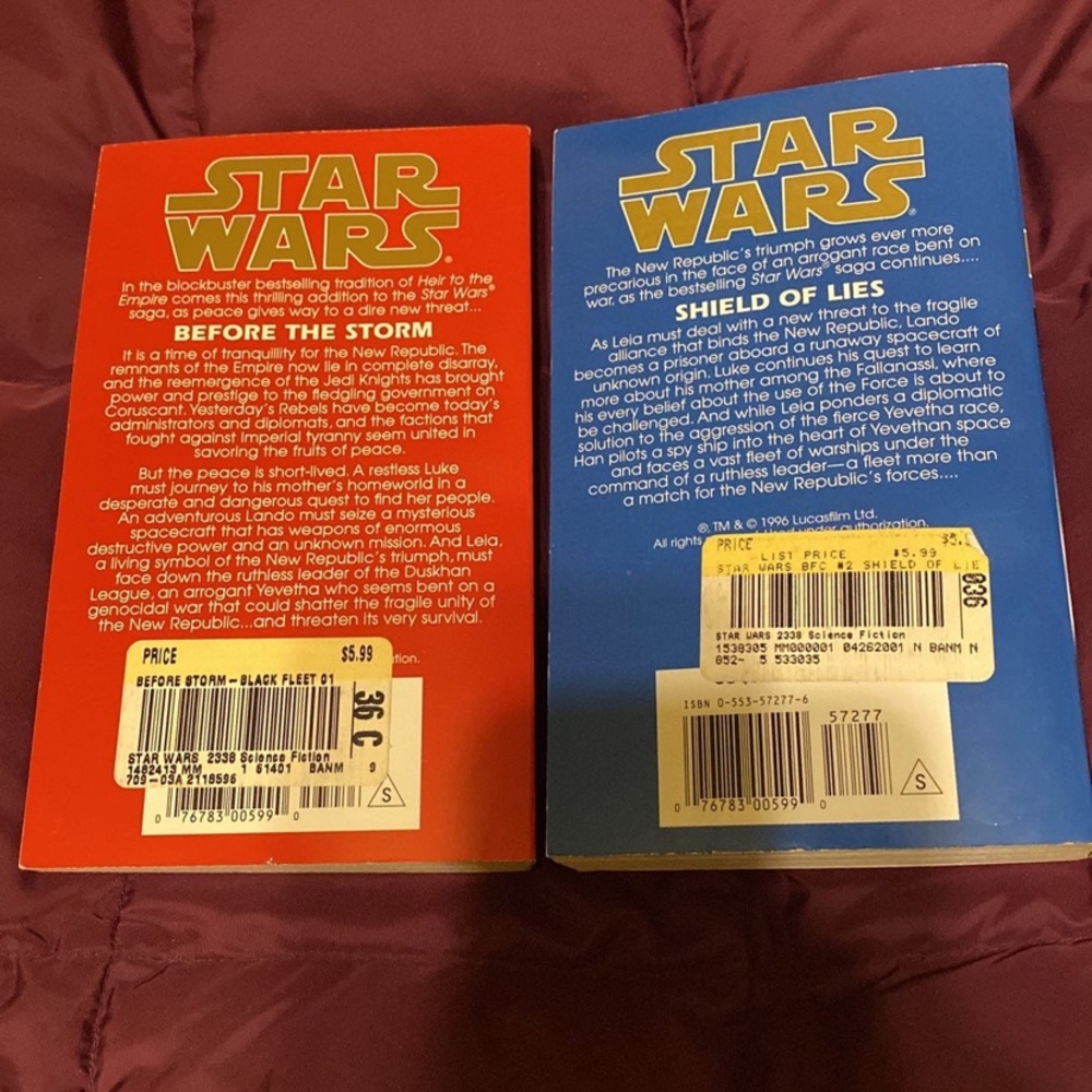 Star Wars book lot The Black Fleet Crisis - Picture 2 of 10